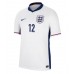 Camisa de Futebol Inglaterra Kieran Trippier #12 Equipamento Principal Europeu 2024 Manga Curta